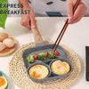 2-in-1 Divided Non-Stick Frying Pan – 3-Section Breakfast Skillet