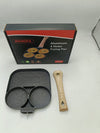 2-in-1 Divided Non-Stick Frying Pan – 3-Section Breakfast Skillet