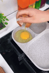 2-in-1 Divided Non-Stick Frying Pan – 3-Section Breakfast Skillet